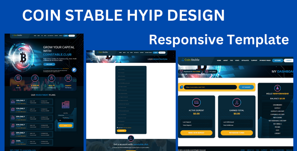 Crypto Investment And Trading Website Theme In HTML And CSS