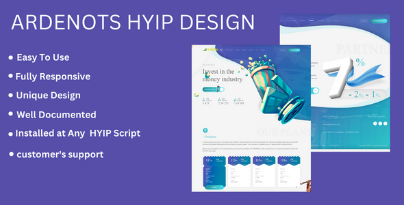 ARDENTOS - Investment Website Template In HTML And CSS