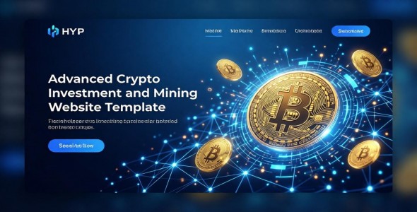 BITBOB – Advanced Online Investment (HYIP) Website Design in HTML & CSS