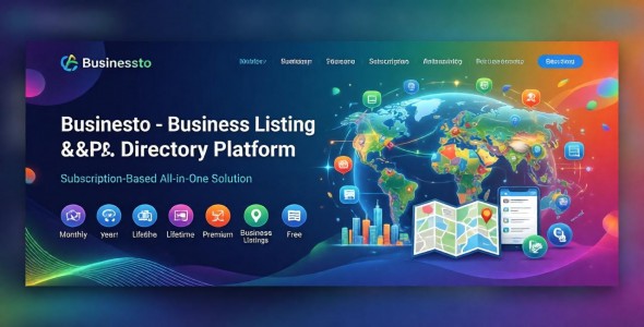 Businessto - Subscription-based Business Listing a