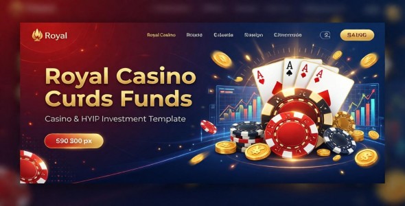 Casino Template | Game investment Theme | Website HYIP Design