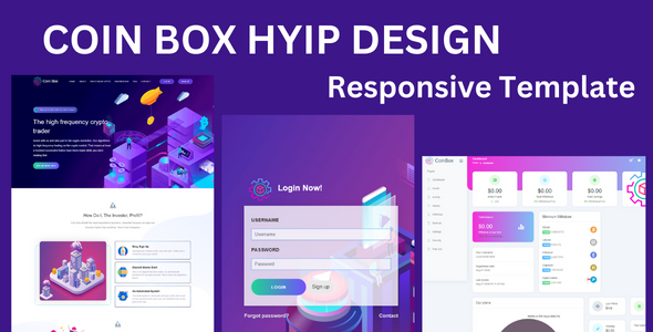 Crypto Investment and Trading Website Template in HTML and CSS 