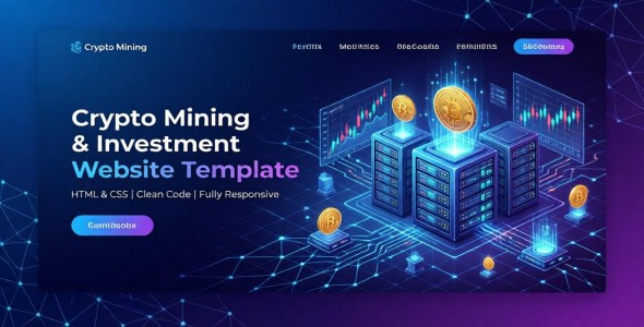 COIN STONE - Advanced Crypto Investment & Trading Website Template Built with HT