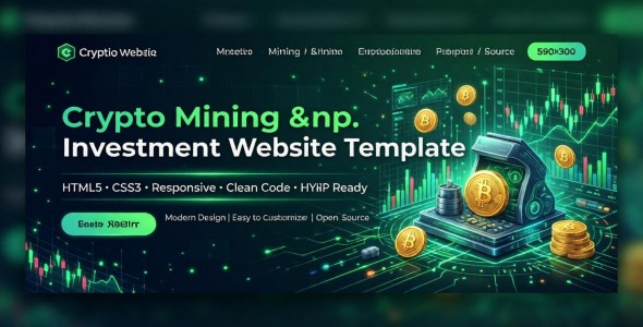 CREDEX-TRADE – Crypto Investment & Trading Website Template in HTML & CSS