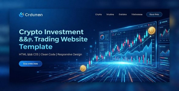 Crypto Investment & Trading Website Theme in HTML & CSS