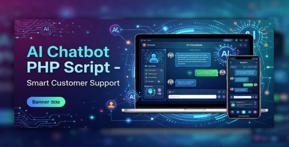 Smart AI Chatbot - Customer Support Board PHP Script